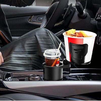 Espansore automatico per portabicchieri per auto, per bottiglie d'acqua grandi, per bicchieri e tazze da viaggio Yeti, Stanley, Owala, bracci regolabili e base estensibile (CUP03, 2 pezzi