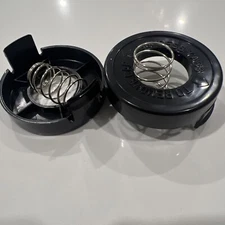 2 Cap Cover Spool 682378-02 For Black&Decker ST4500 Replace With Spring RS-136