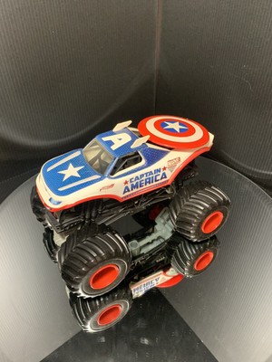 hot wheels captain america monster truck