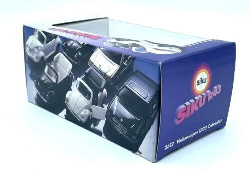 VINTAGE# SIKU VINTAGE VOLKSWAGEN BLACK BEETLE MAGGIOLINO 1:43 Scale #NIB IS - Immagine 3 di 3