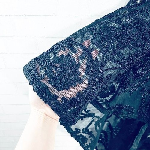 Akira Chicago schwarz High Low Spitze Cinderella Kleid Damen Größe Small NEU - Bild 10 von 12