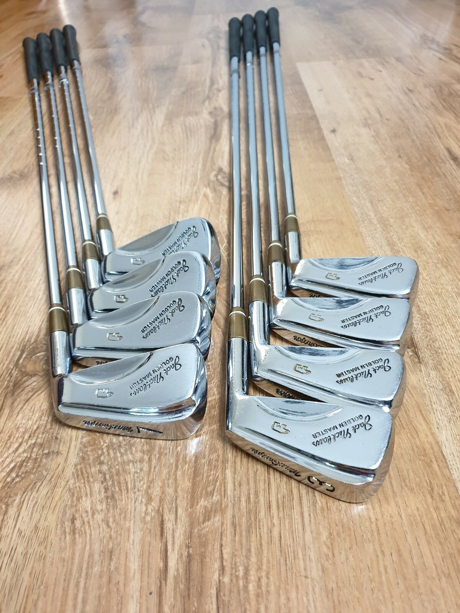 Vintage Set Of 8 x Slazenger USA Masters Nicklaus Irons 3-PW Stiff Steel Shafts Vintage Set Of 8 x Slazenger USA Masters Nicklaus Irons 3-PW Stiff Steel Shafts