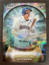 2021 Stadium Club Chrome Crystal Ball Wave Refractor Jarred Kelenic Rookie RC