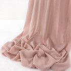 Dusty Rose Chiffon Fabric 10 Yards 60" Wide Sheer Material by the Yard Wedding A