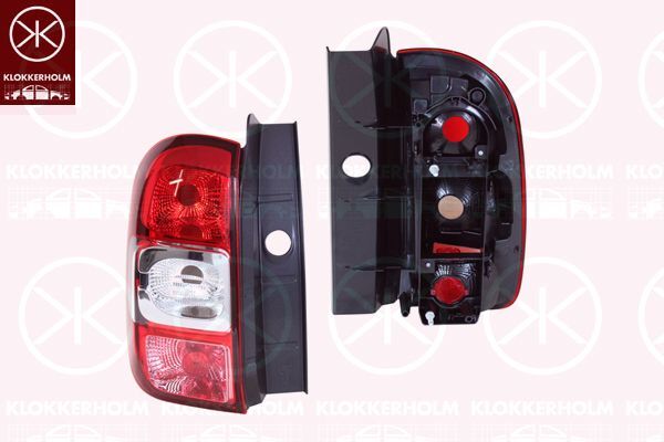 Neue RüCkleuchte - Links - Ohne Lampe - Passt FüR Dacia Duster (Hs_) 2010-2018-image
