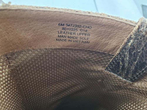 Frye Donna Phoenix da Infilare Stivali Alti 72352 3472352 IN Pelle Marrone Sz 6M - Foto 10 di 12