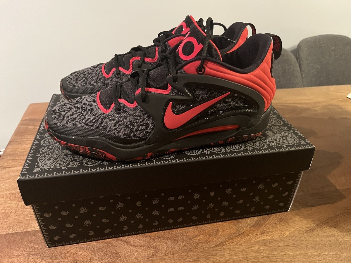 ナイキ KD15 'ブレッド' ブラック ユニバーシティレッド　27cm Amazon | Nike KD 15 メンズ バスケットボールシューズ