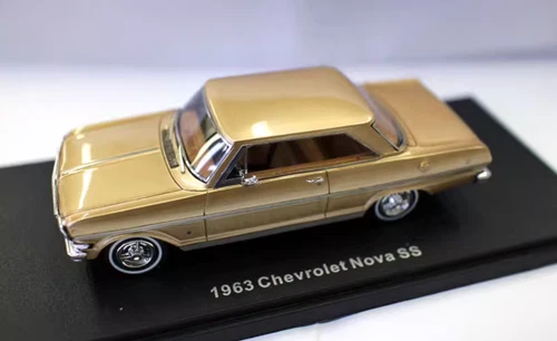1/43 Resin car model Chevrolet Nova SS 1963 Gold - Picture 14 of 15