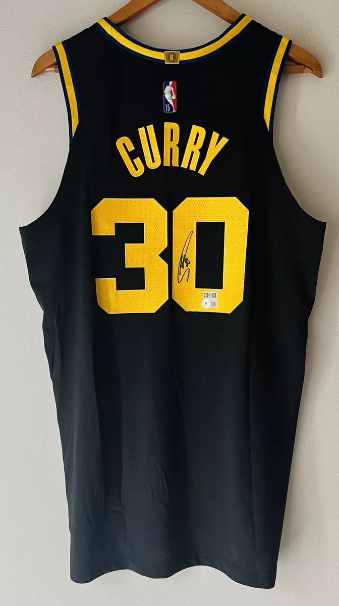 NBA_ Man 75th Anniversary Diamond Basketball Stephen Curry Jersey