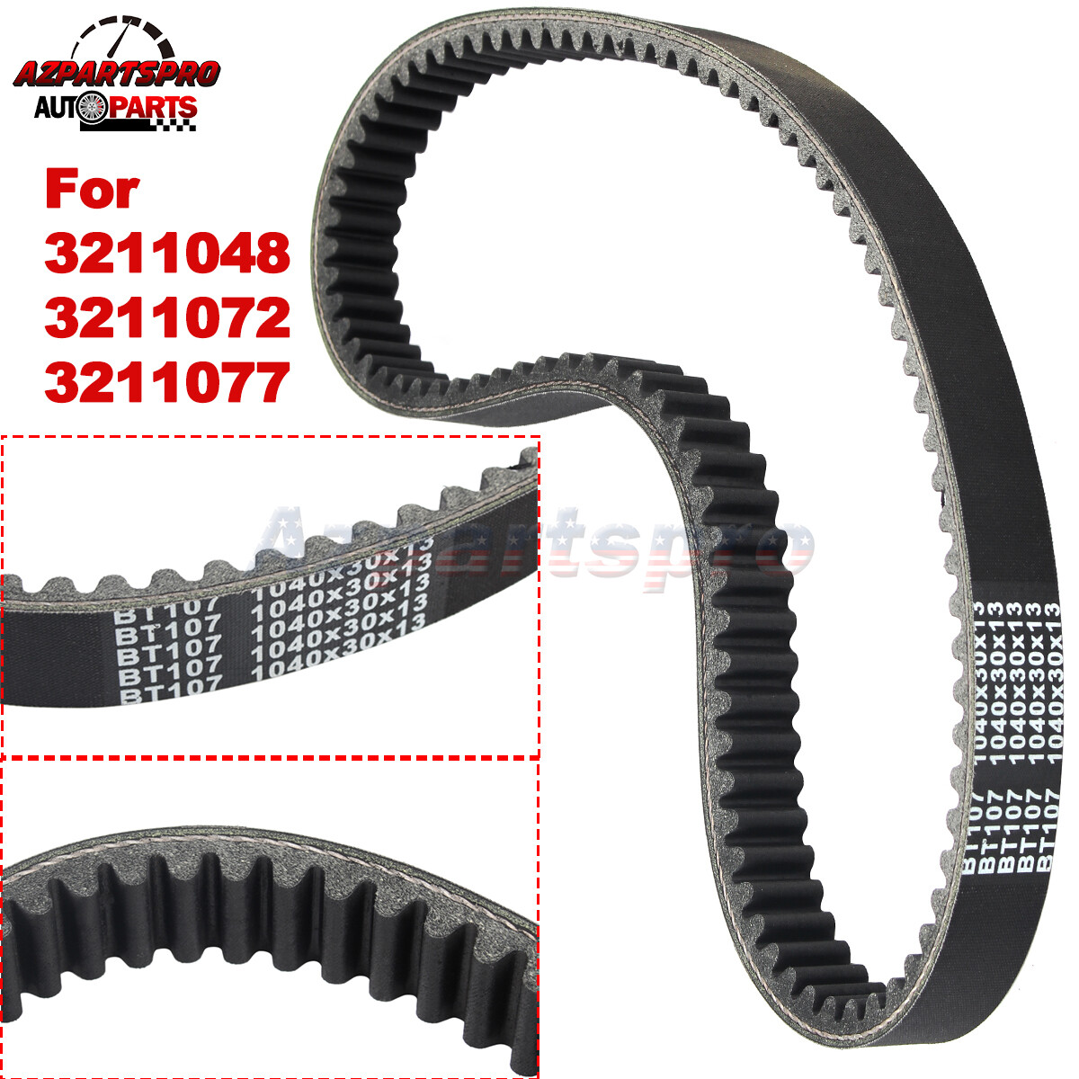 Drive Belt for Polaris Scrambler 500 4X4 2001-2012 / 3211048