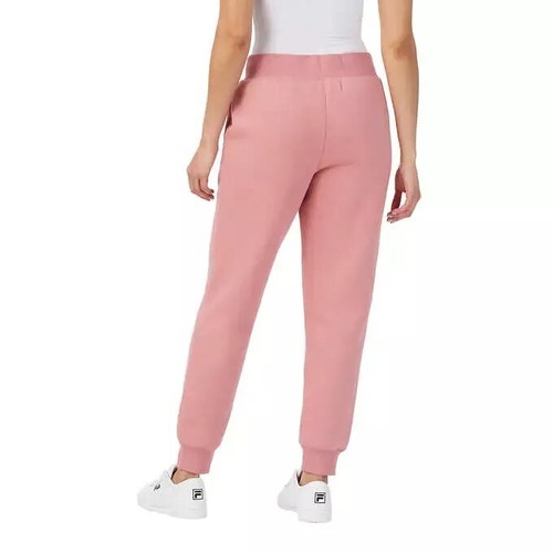 FILA Women's Brushed Fleece Jogger Side Pockets High Waist - Picture 19 of 22