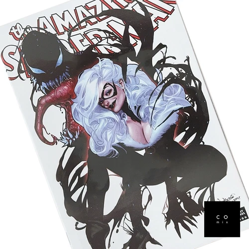 Amazing Spider-Man #27 Lobos TRADE Dress VAR Venom & Black Cat MARVEL Comics