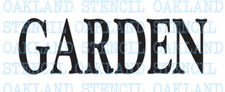 GARDEN STENCIL for Painting Wood Signs Walls Canvas Craft Show Home Decor DIY