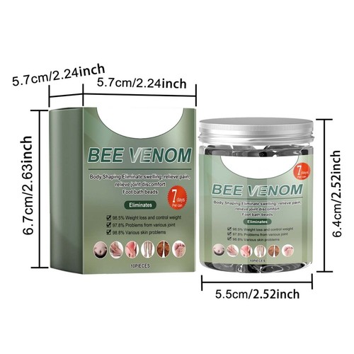10/20/30pcs Bee Venom Foot Soak Beads Joint & Muscle Relief Foot Soak Beads - Picture 10 of 13