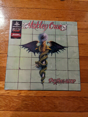 MOTLEY CRUE DR. FEELGOOD NEWBURY COMICS EXCLUSIVE MAGMA COLORED VINYL NEW