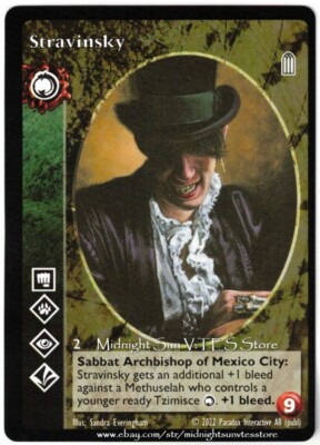 Stravinsky Tzimisce V:TES VTES Vampire CCG