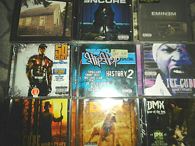 RAP   23 CD EMINEM,50 CENT,ICE CUBE,DMX,lil jon UND MEHR  0221