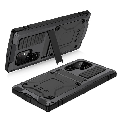 Funda con soporte de 2 capas de cuerpo completo a prueba de golpes para Samsung Galaxy S25 Ultra - Imagen 12 de 28
