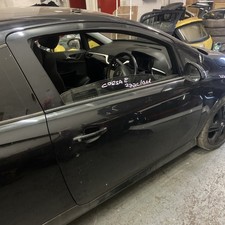 VAUXHALL CORSA E 3 DOOR DRIVERS DOOR COMPLETE IN CARBON FLASH BLACK Z22C/GAR