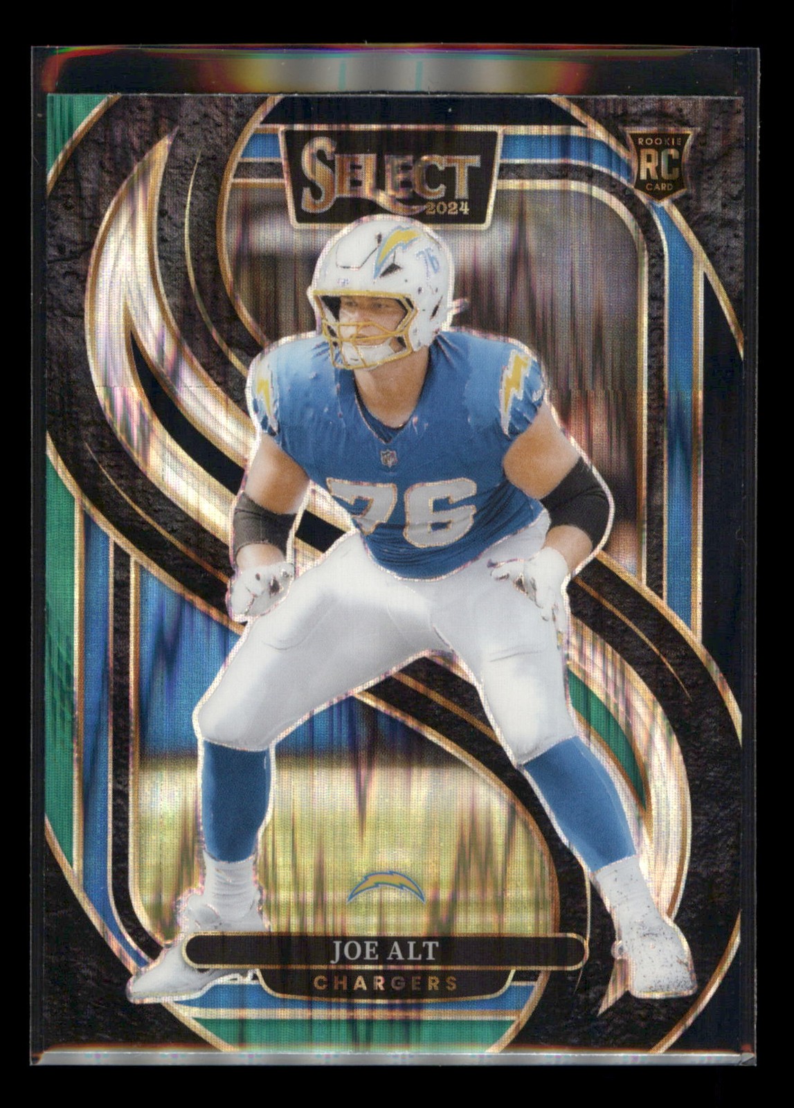 2024 Panini Select #159 Joe Alt Black & Green Prizm Shock