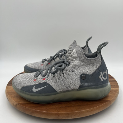 Size 8.5 Nike Mens Zoom KD 11 Cool Grey Mens Basketball  display picture 3