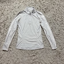 Women’s Small White Free Ride Equestrian Long Sleeve Horseback Riding Sunshirt