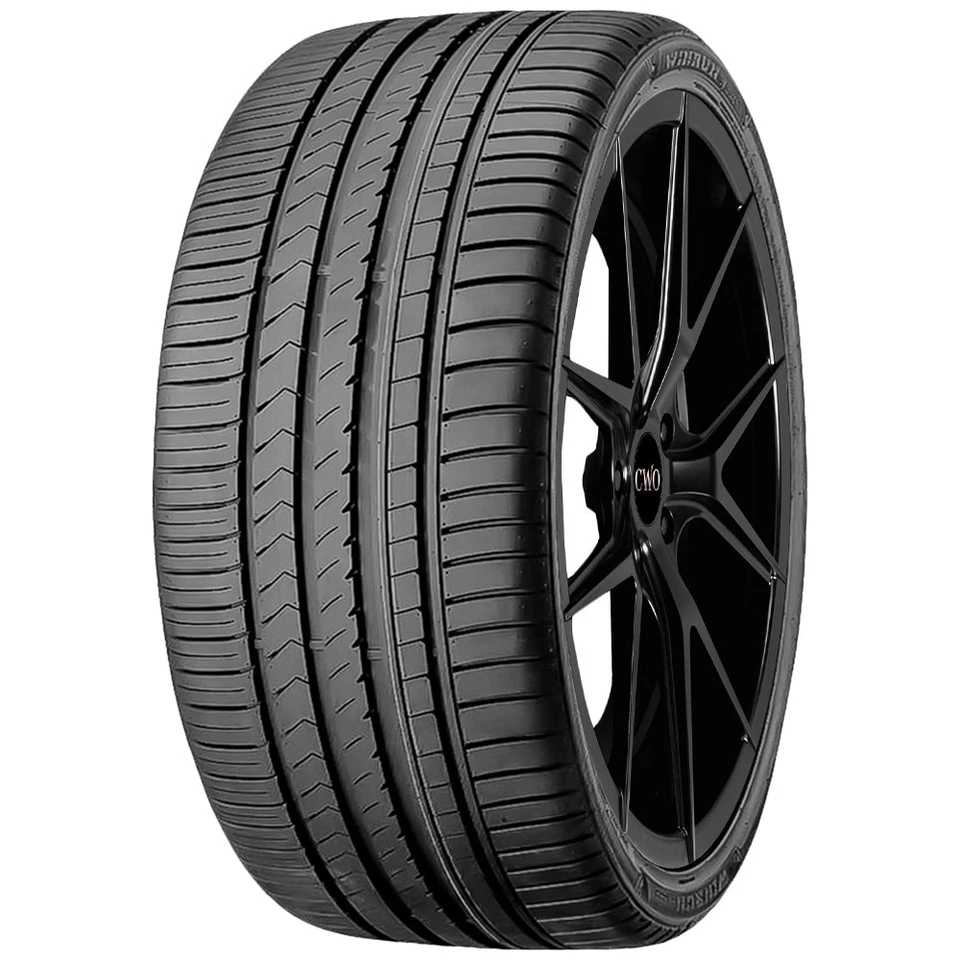 (QTY 4) 295/40R20 Winrun R330 110W XL Black Wall Tires - Image 2 of 4