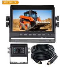 1080P Wired Backup Camera with 120-Degree View - Ideal for Trucks and Excavators