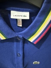 Image of Lacoste Girls'  blue Polo Top T-Shirt Size 12, 152cm