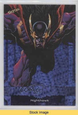 2024 Skybox Marvel Metal Universe Avengers Grandiose Nighthawk #63 READ 0wz4