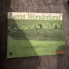 Canon Lens Wonderland FD Lens Guide Book Booklet Vintage