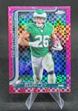 2025 Topps Chrome Saquon Barkley #248 Pink X-Fractor Philadelphia Eagles