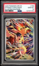 Ethan's Typhlosion 190/182 PSA 10 - Destined Rivals - Pokemon Card Game