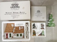 Dept 56: CRATCHIT & TINY TIM 6500-5;  CMAS SPIRITS 5589-1; PINE TREE 6537-4