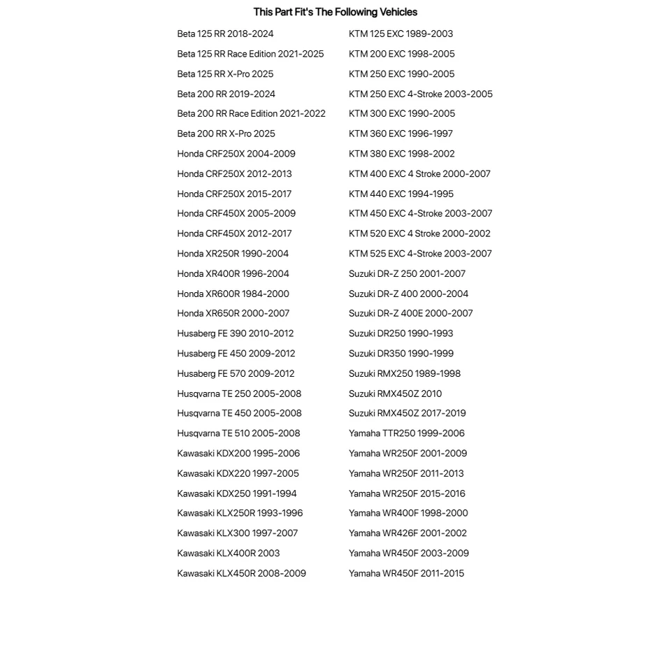 Kit de iluminación Tusk Enduro arnés de cables de repuesto para HONDA XR600R 1984-2000 Foto 4 de 4