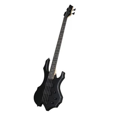 Ktaxon Flamed Matt Electric Bass Guitar 4 String Guitar for Student Black