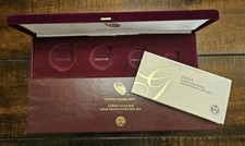 2021 American Eagle Gold 4-Coin Bullion Proof Set Box & COA | No Coins