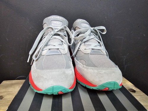 Size 10.5 - New Balance 992 Made in USA Grey Multi Excellent Condition With Box - Picture 4 of 12