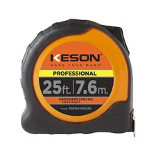 Keson Pgpro10m25v Engineers And Metric Tape Measure