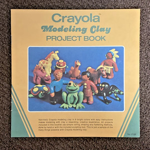 Vintage 1979 Crayons Modeling Clay Project Book No2128
