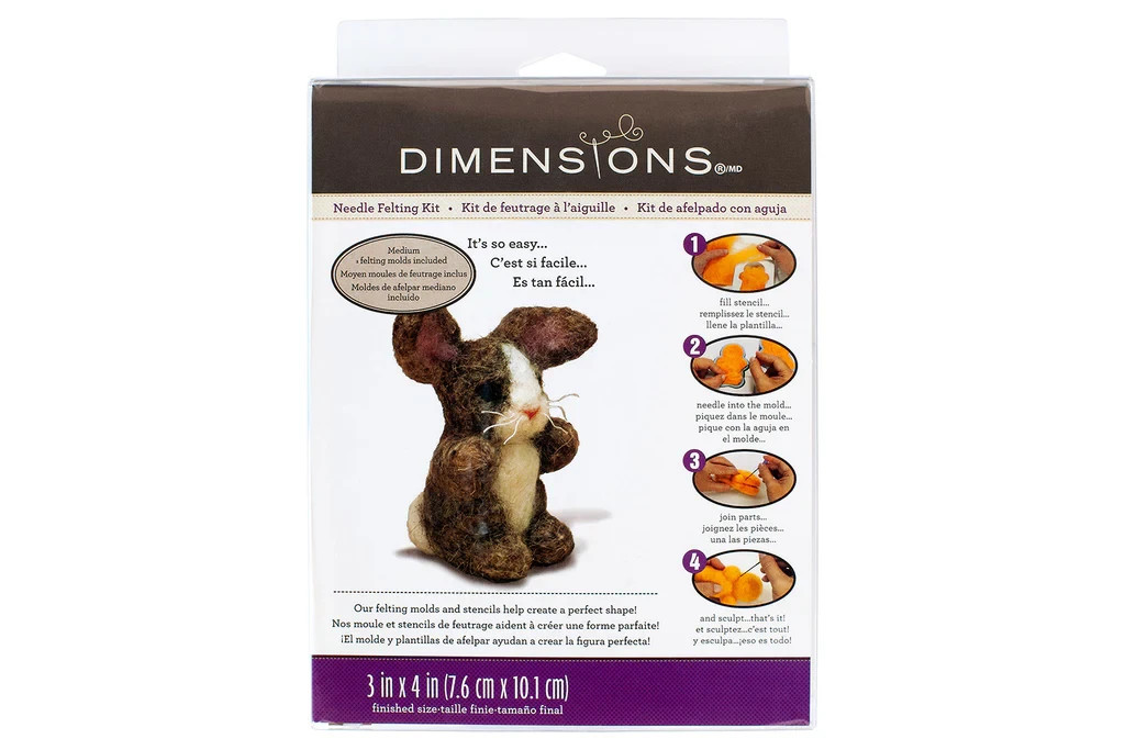 Needle Felting Kit: Bunny
