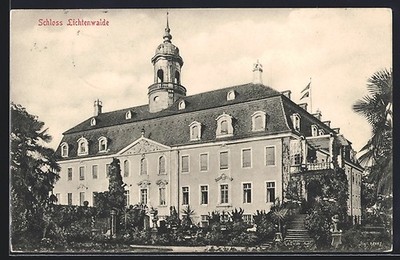 Ansichtskarte Lichtenwalde, Schloss Lichtenwalde 1915 
