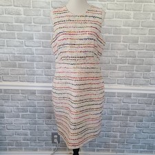 J.Crew Sleeveless Tweed Sheath Dress Resort Quiet Luxury Old Money NEW Womens 14
