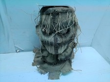 Scarecrow Burlap Halloween Mask Full Head Creepy Horror Costume Prop