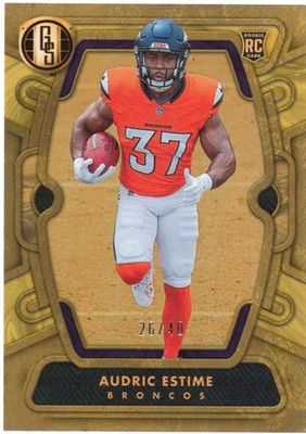 2024 Panini Gold Standard #170 Audric Estime Citrine #/40