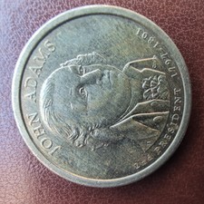 John Adams $1 Presidential Dollar Coin 1797-1801 Year 2007 p Rare Errors