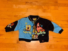 Nickelodeon SpongeBob Patrick Star Varsity Jacket Kids 4-5 Colorblock