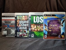 PS3 Games Bundle Lot of 4 Sony PlayStation 3 - GTA IV V Lost Via Domus