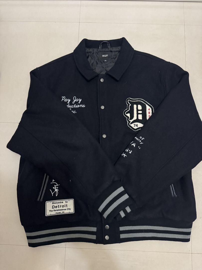 Huf X J Dilla Thebasement Varsity Jacket No.sj2600 | eBay Huf X J Dilla Thebasement Varsity Jacket No.sj2600 | eBay