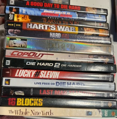 BIG LOT Of 14 Bruce Willis DVDs